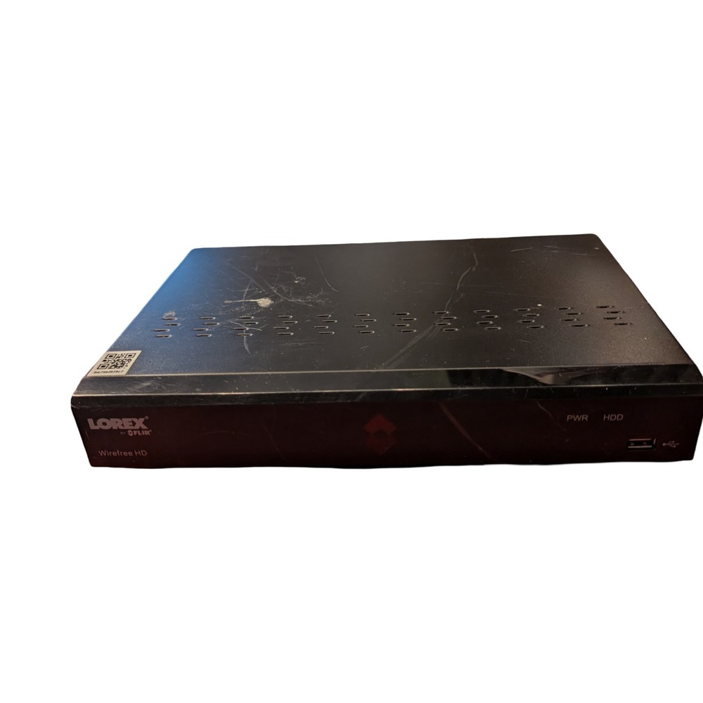 Lorex by FLIR Wirefree HD 1080p‎ 6-Channel DVR Security Recorder LHB906-D Black